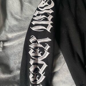 Black Full Zip Chrome Hearts Hoodie